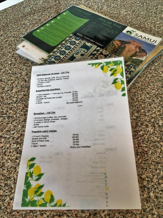 苏梅岛柠檬屋酒店 湄南海滩 外观 照片